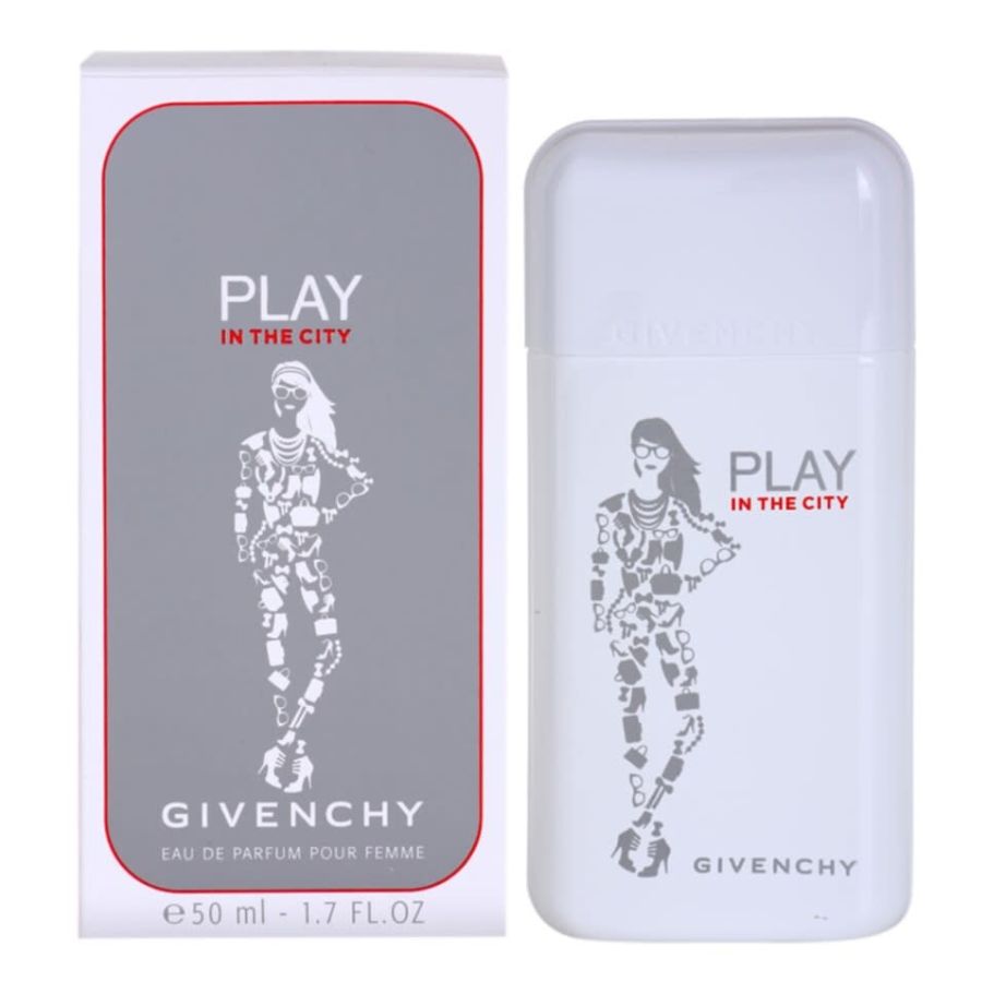 Play in the City for Her by Givenchy 1.7 oz EDP, white bottle