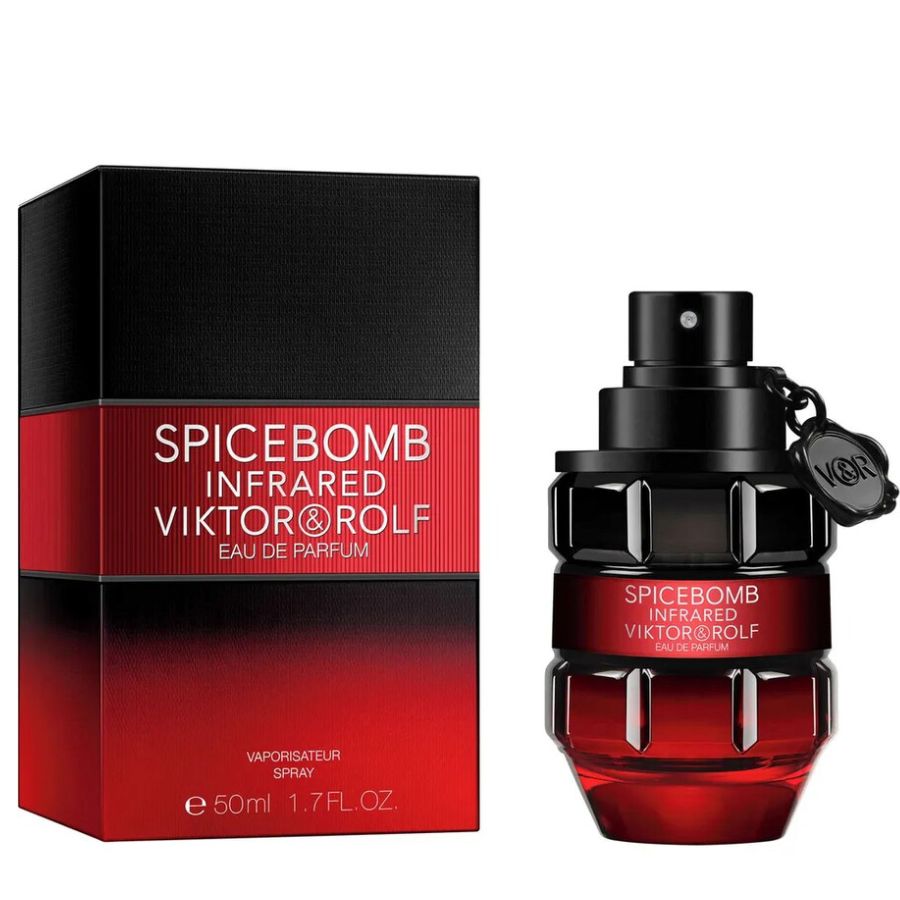 Spicebomb Infrarrojos de Viktor&Rolf botella EDP rojo-negro de 1,7 oz para hombre