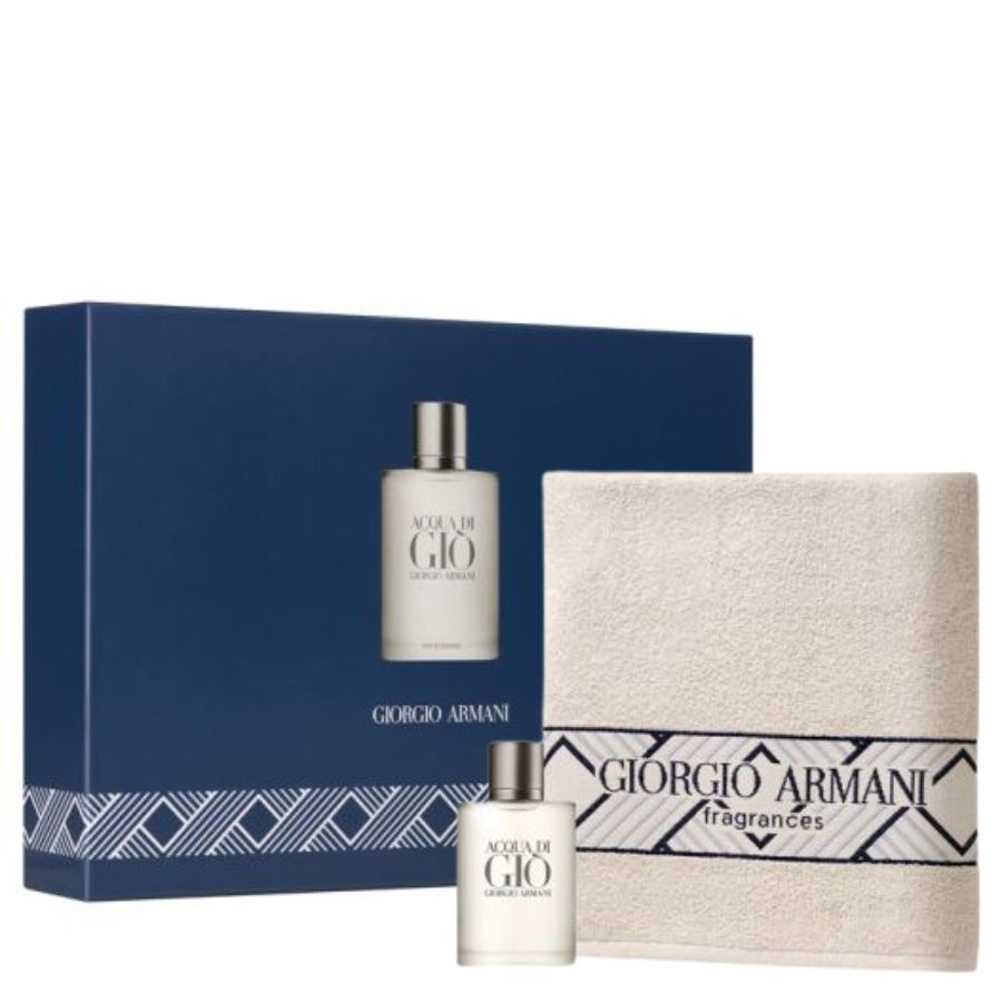 Acqua di Giò de Giorgio Armani EDT para hombre 3.4 oz + set de regalo de 1 oz