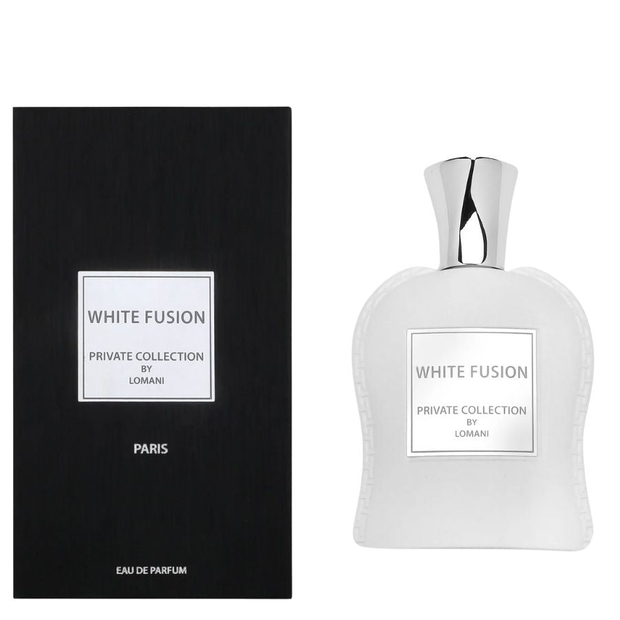 White Fusion by Lomani men’s EDP Spray 3.4 oz white bottle