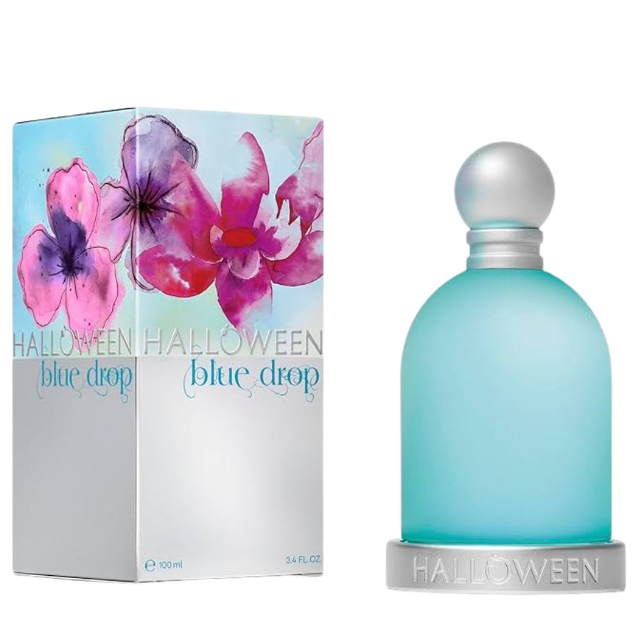 Halloween Blue Drop de Jesús Del Pozo botella esmerilada EDT de 3,4 oz