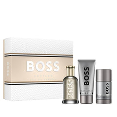 Boss Bottled by Hugo Boss for Men 3.4 oz EDP 3pc Gift Set