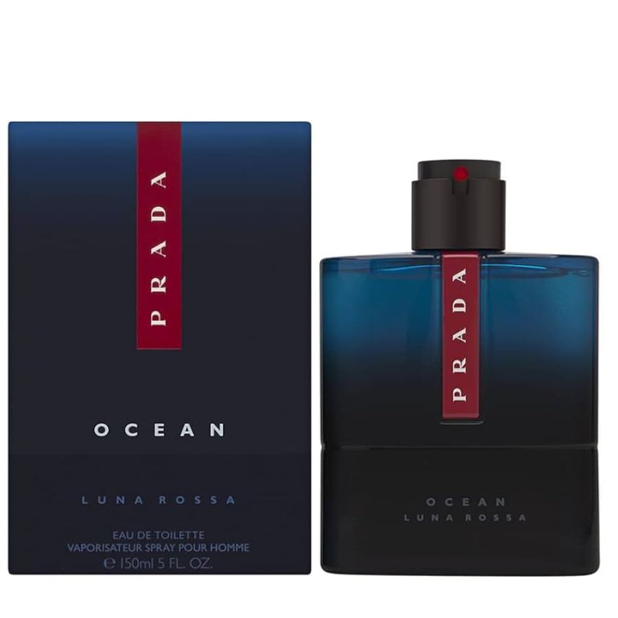 Prada Luna Rossa Ocean EDP 5.0 oz botella azul para hombre
