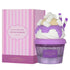 Mallow Madness by Lattafa unisex EDP, 2.5 oz purple marshmallow bottle