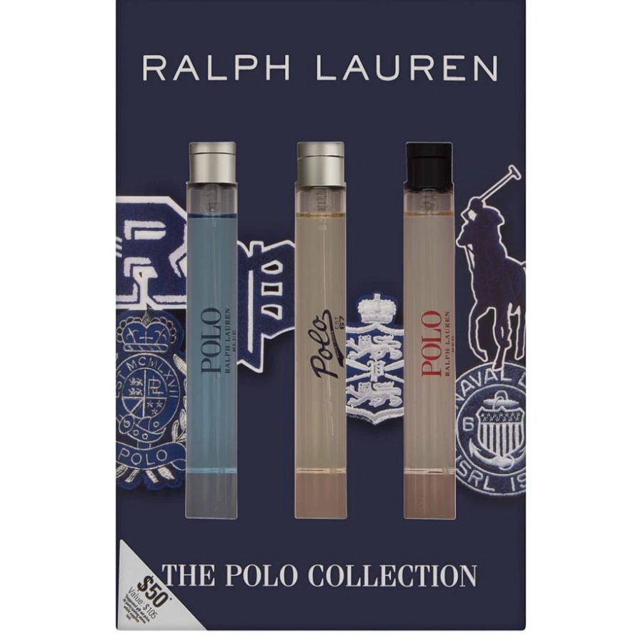 Ralph Lauren Polo Mini men's EDT gift set, three 10 ml sprays