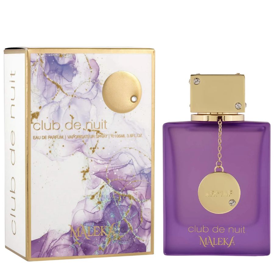 Armaf Club De Nuit Maleka EDP 3.6 oz purple bottle for women