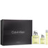 Eternity by Calvin Klein men’s 3-pc gift set with 3.4 oz EDT, balm, mini