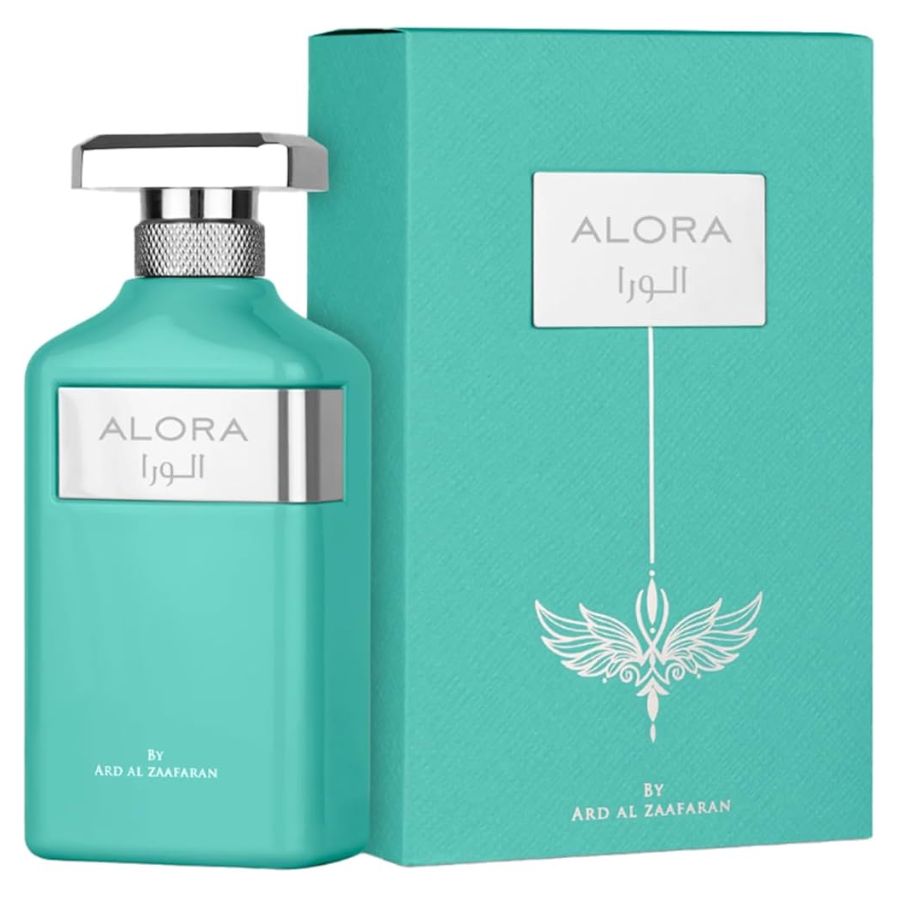 Alora by Ard Al Zaafaran perfume 3.4 oz EDP, turquoise bottle