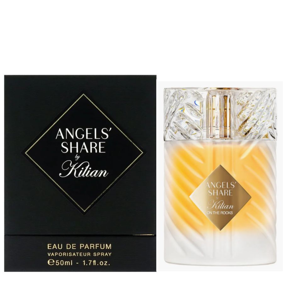 Angels' Share On The Rocks EDP perfume de 1,7 oz, botella de vaso esmerilado