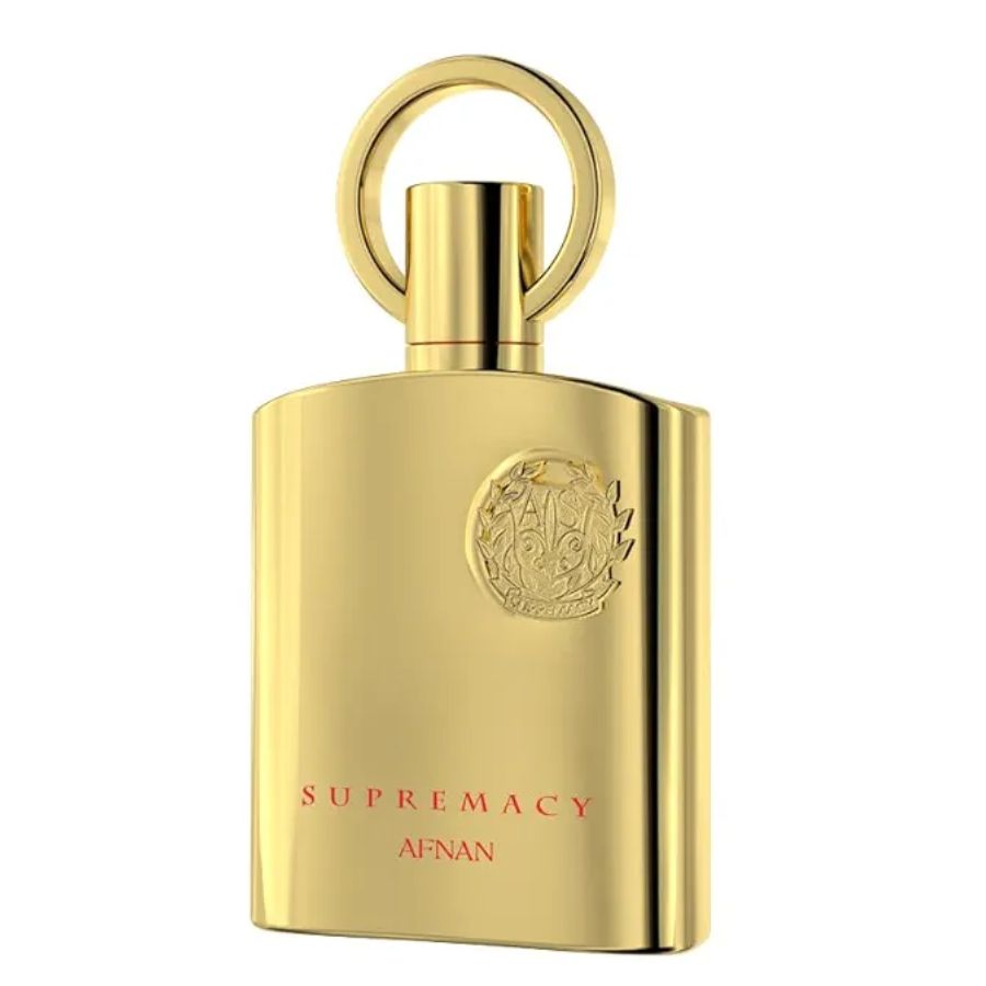 Probador EDP unisex Afnan Supremacy Gold botella de oro de 3,4 oz