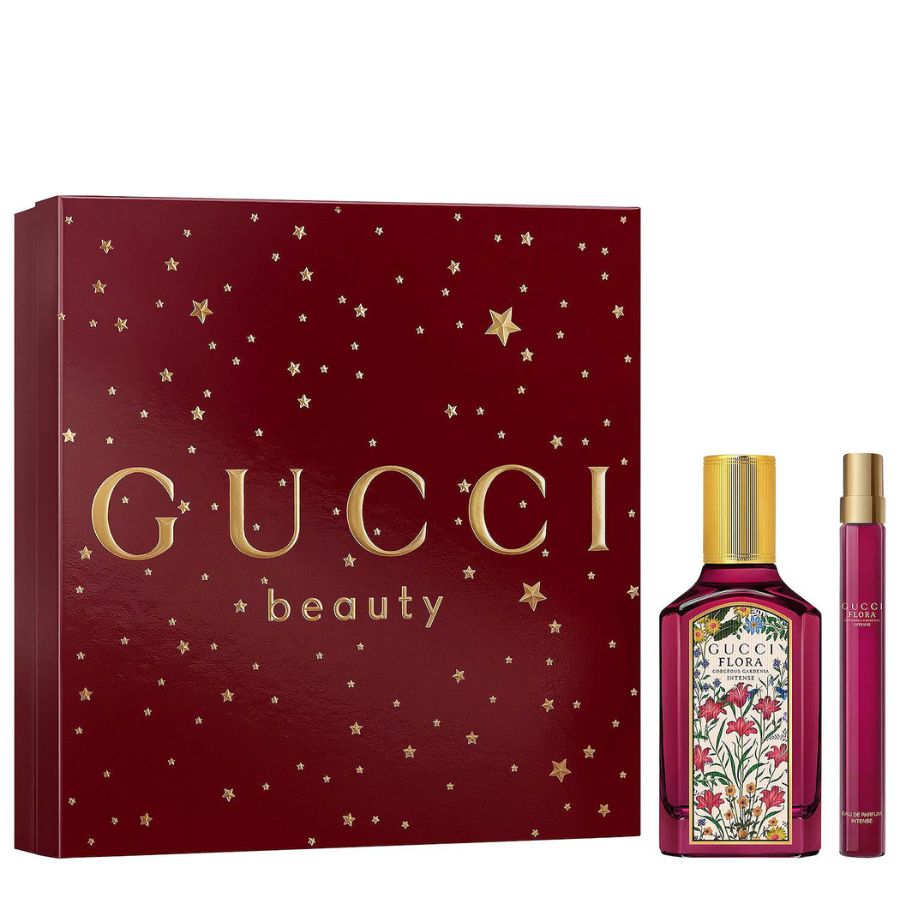 Gucci Flora Gorgeous Gardenia Intense EDP 2-piece gift set, 1.7 oz + 10ml