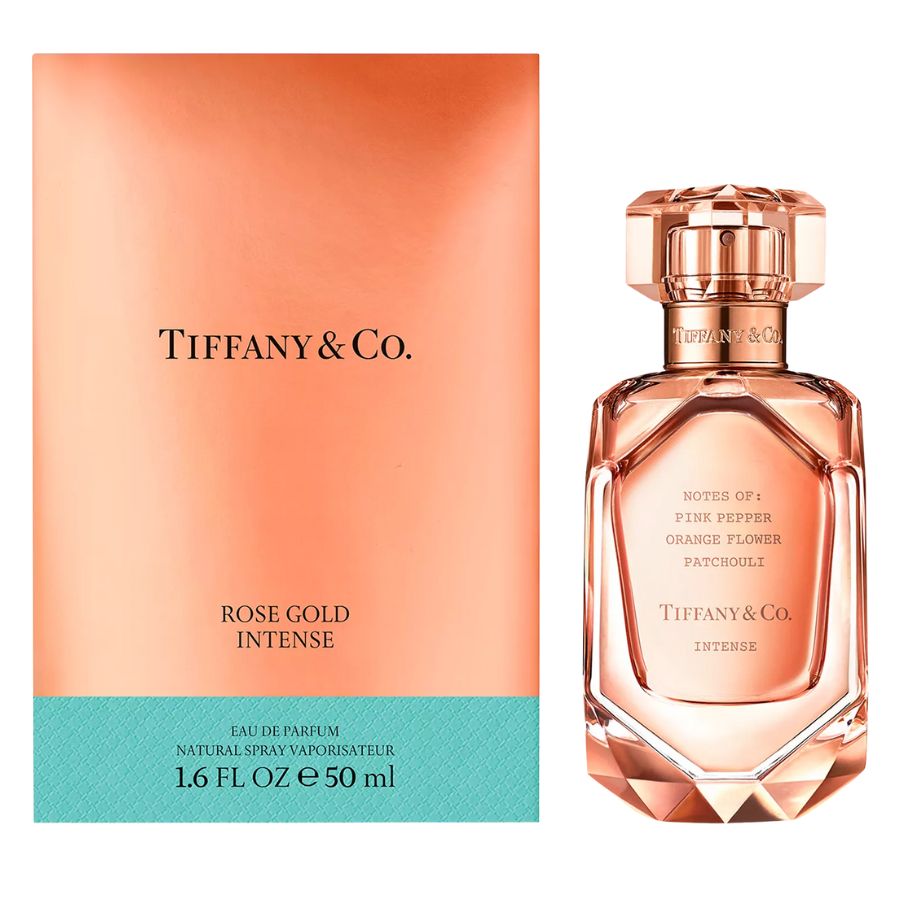 Tiffany Rose Gold Intense EDP 1.7 oz women’s perfume, rose-gold bottle