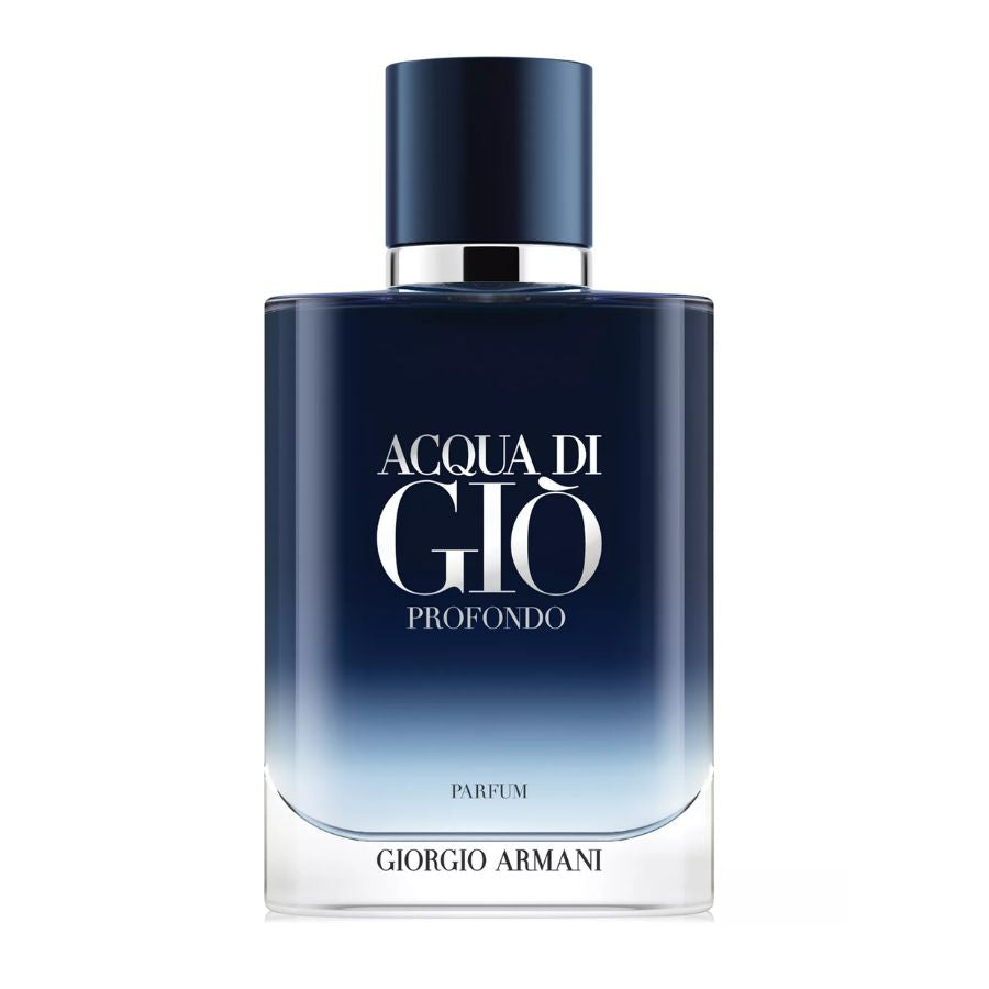 Acqua di Giò Profondo Parfum men’s tester, 3.4 oz navy gradient bottle