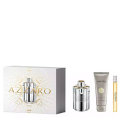 Wanted by Azzaro for Men 3.4 oz EDP 3pc Gift Set