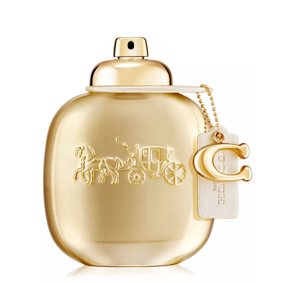 Coach Gold de Coach para mujer Parfum botella de oro probador de 3.0 oz
