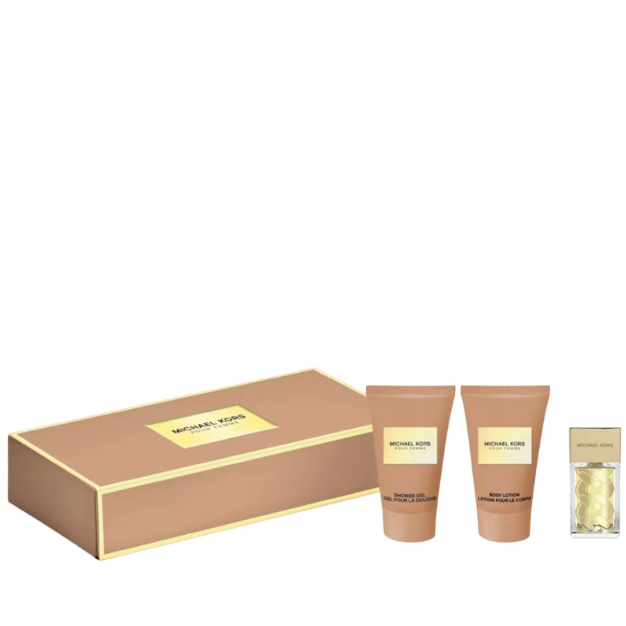 Michael Kors Pour Femme women’s 3pc mini gift set, 5ml EDP