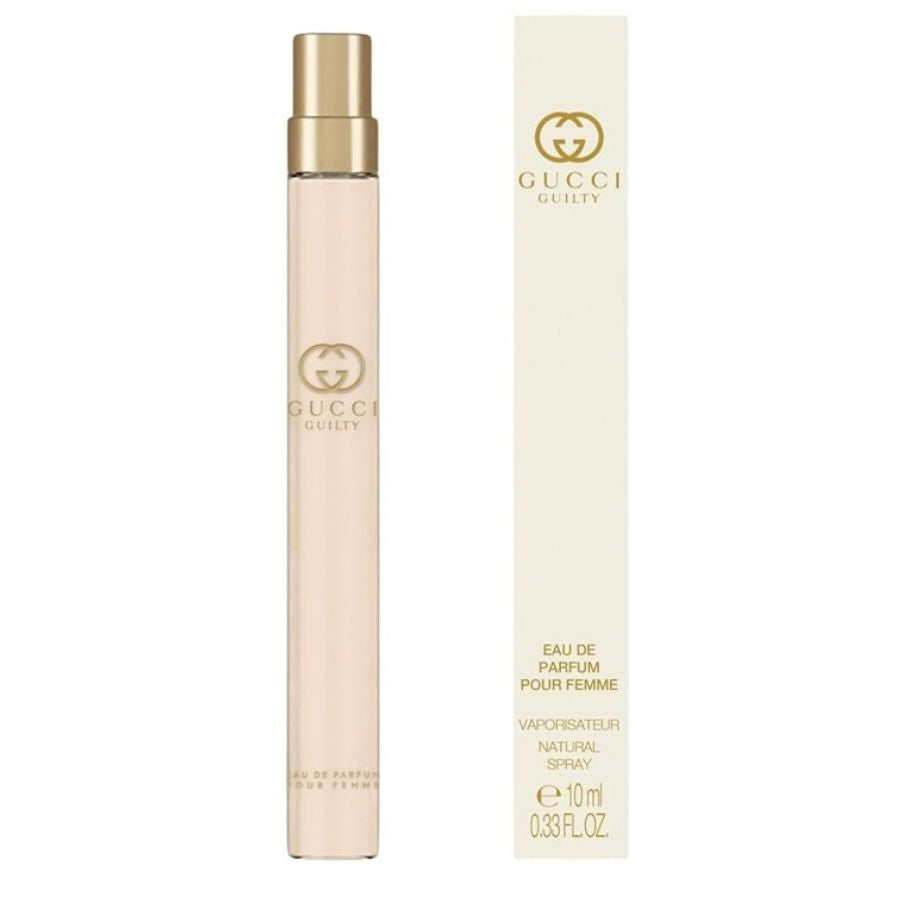 Gucci Guilty Pour Femme EDP 10ml mini spray, gold-toned