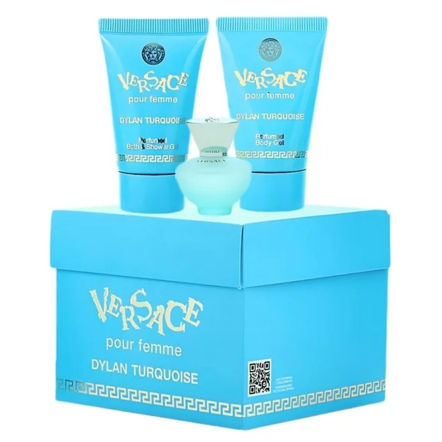 Versace Dylan Turquoise women’s 5ml EDT 3-piece mini set