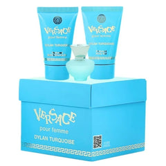 Dylan Blue Turquoise by Versace for Women 5ml EDT 3pc Mini Set