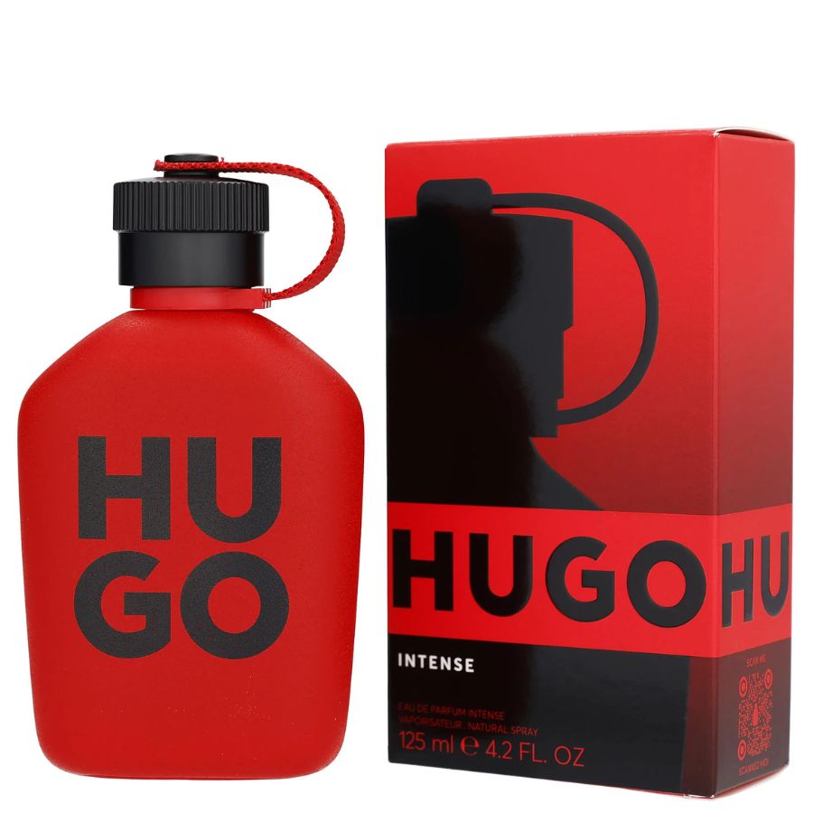 Hugo Intense by Hugo Boss men’s EDP 4.2 oz red bottle