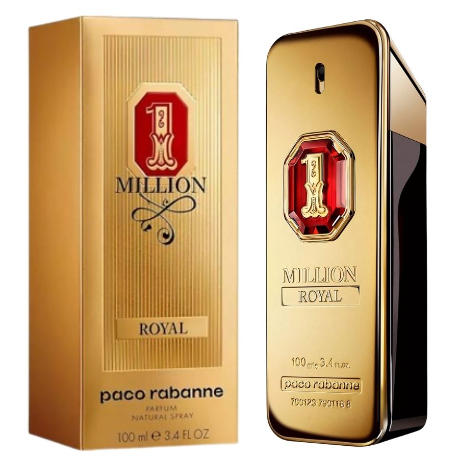 Paco Rabanne 1 Million Royal Parfum 6.7 oz, gold bar bottle with red diamond