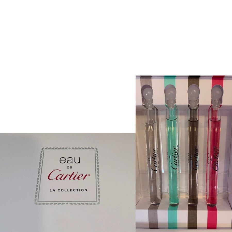 Eau de Cartier unisex 4 ml EDT 4-piece deluxe mini set
