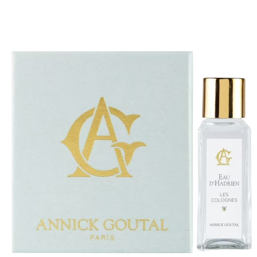 Eau d'Hadrien de Annick Goutal Botella de vidrio con mini spray EDC unisex de 10 ml