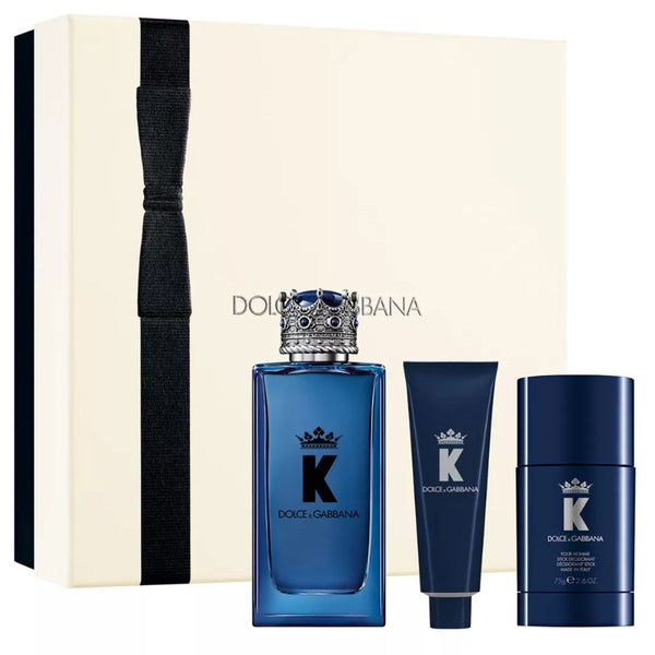 K by Dolce & Gabbana men’s EDT 3.4 oz 3-piece gift set