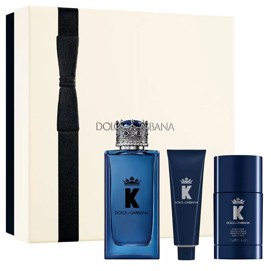 K by Dolce & Gabbana men’s EDT 3.4 oz 3-piece gift set