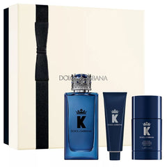 K by Dolce & Gabbana for Men 3.4 oz EDT 3pc Gift Set