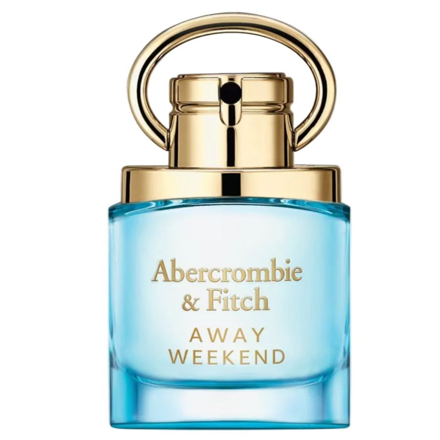 Away Weekend de Abercrombie & Fitch EDP probador botella aguamarina de 3.4 oz