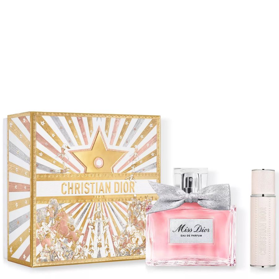 Miss Dior EDP 3.4 oz gift set with limited-edition 10 ml spray