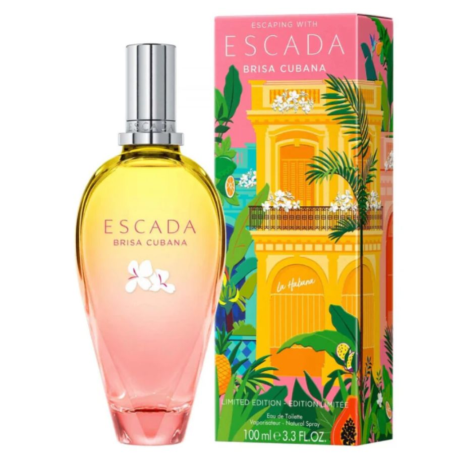 Brisa Cubana by Escada women’s EDT spray 3.4 oz with ombre bottle