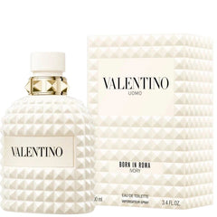 Born In Roma Uomo Ivory by Valentino for Men 3.4 oz EDT Spray