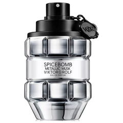 Spicebomb Metallic Musk de Viktor&Rolf para hombres, probador en aerosol EDP de 3.0 oz
