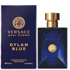 Dylan Blue de Versace para hombres DEO en aerosol de 3.4 oz