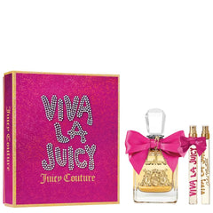 Viva La Juicy by Juicy Couture for Women 3.4 oz EDP 3pc Gift Set