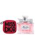 Miss Dior EDP 3.4 oz gift set with branded pouch