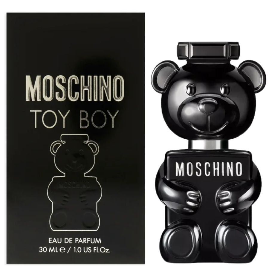 Toy Boy by Moschino 1.0 oz EDP for men, black teddy bottle