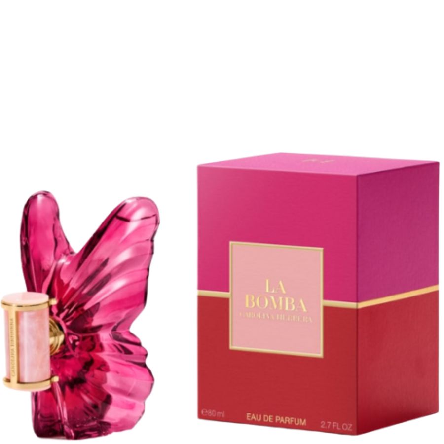 Carolina Herrera La Bomba women’s EDP 2.7 oz spray butterfly bottle