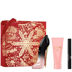 Good Girl Blush Elixir by Carolina Herrera for Women 2.7 oz EDP 3pc Gift Set