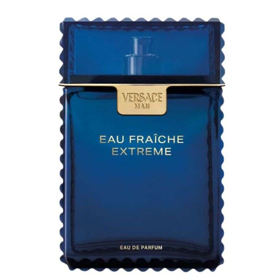 Versace Man Eau Fraîche Extrême EDP para hombre, botella de prueba en aerosol de 3.4 oz
