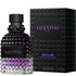 Valentino Uomo Born in Roma Purple Melancholia EDT para hombre, botella negra y morada de 1,7 oz