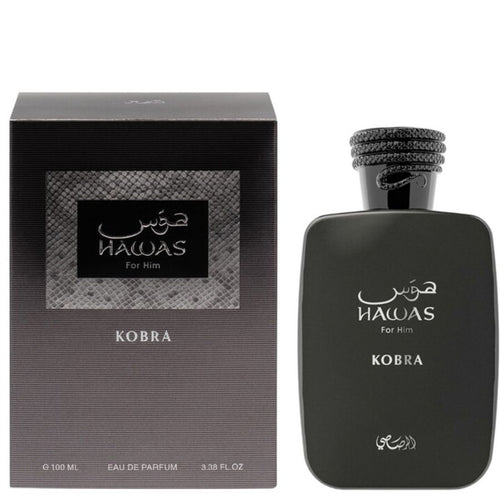 Rasasi Hawas Black for Men EDP Spray 3.4 oz | Perfumes Los Angeles
