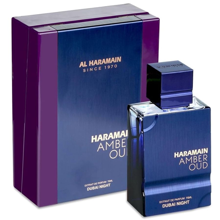 Amber Oud Dubai Night by Al Haramain men’s parfum, 2.5 oz black bottle