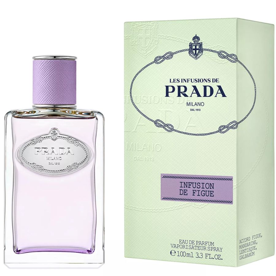 Infusion de Figue by Prada unisex perfume, 3.4 oz EDP purple bottle