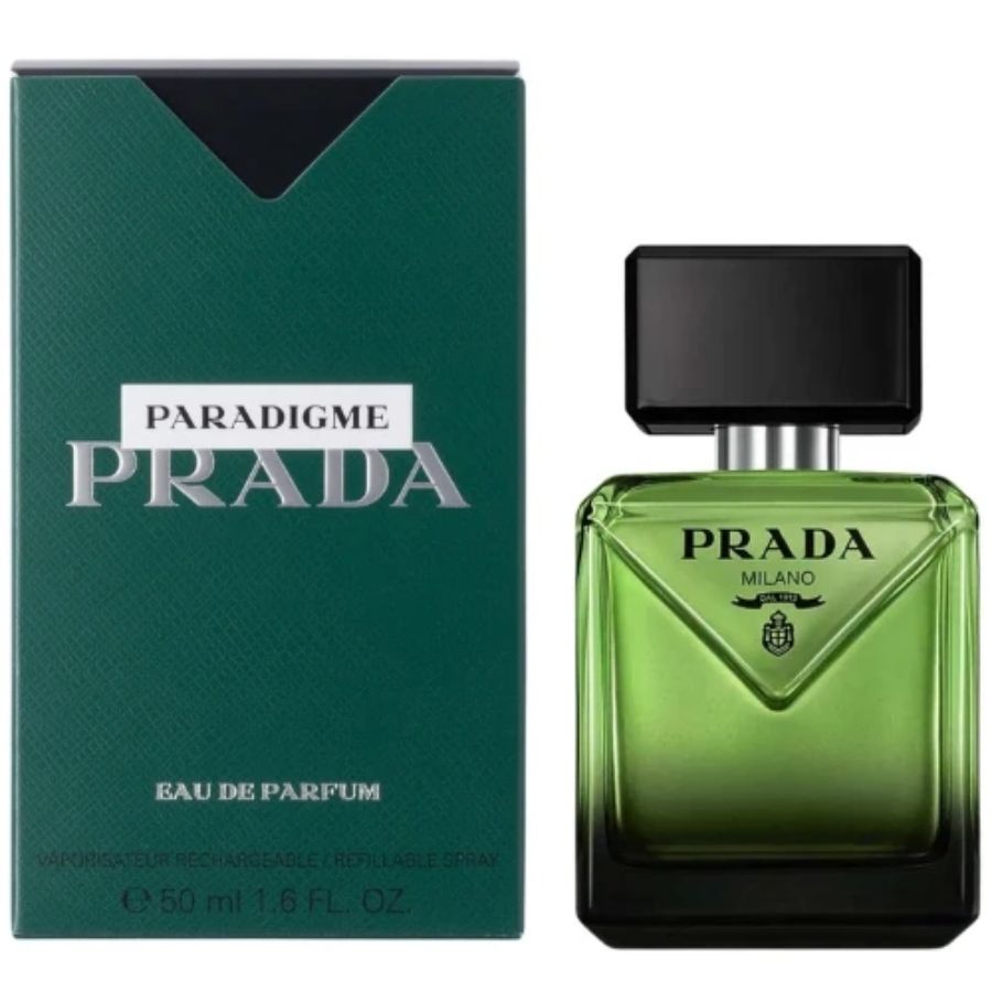 Prada Paradigme men’s perfume, 1.6 oz EDP refillable green bottle