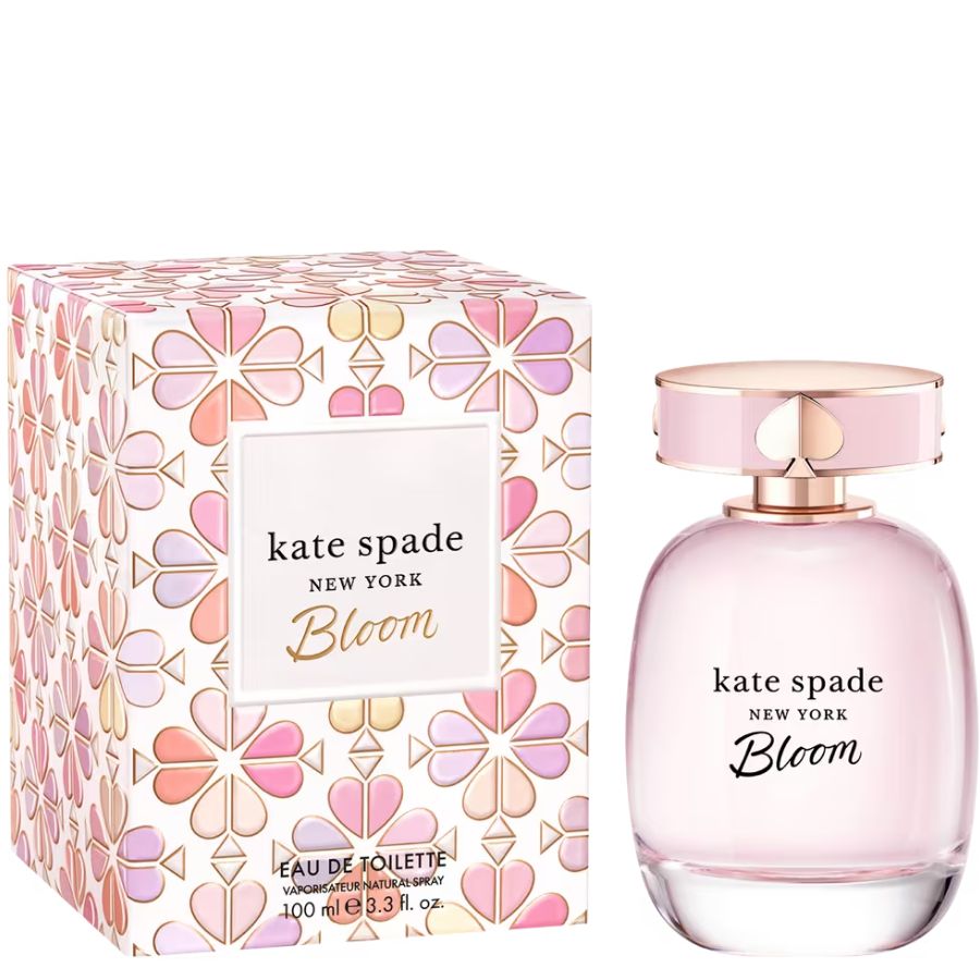 Bloom by Kate Spade for Women EDT 3.4 oz clear glass bottle