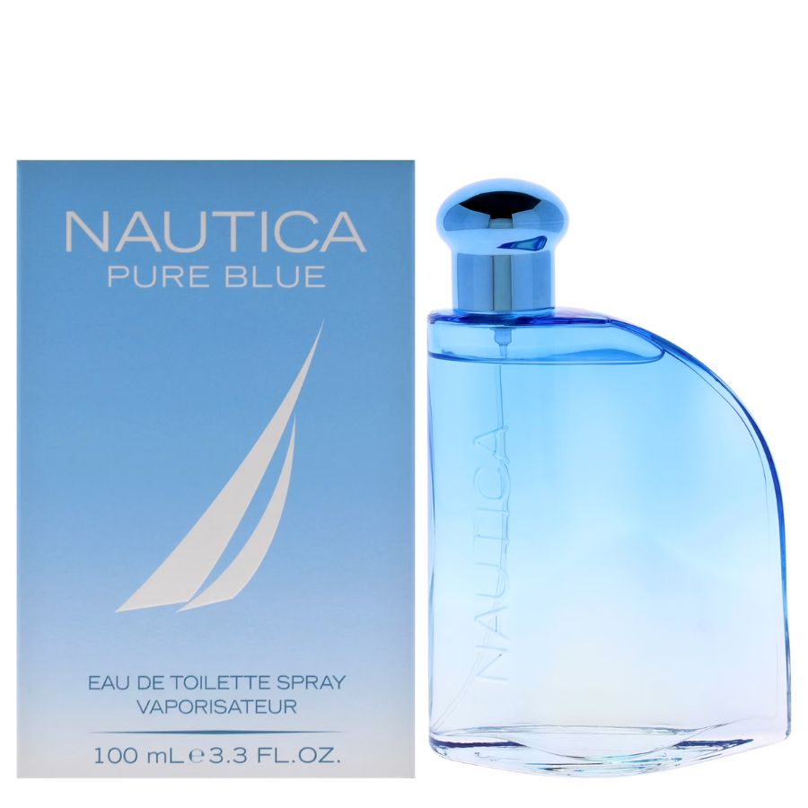 Nautica Pure Blue by Nautica men’s EDT spray, 3.4 oz bottle