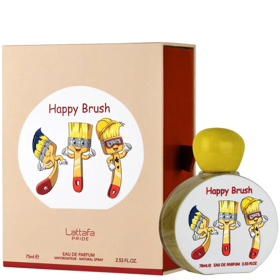 Happy Brush by Lattafa kids EDP spray, 2.5 oz playful bottle